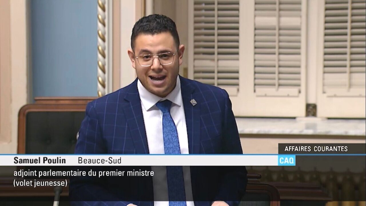 Samuel Poulin félicite Antony Auclair