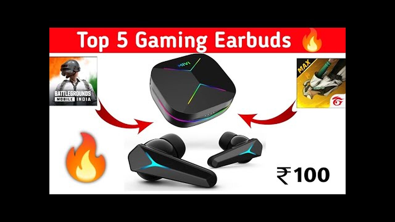 Top 5 Bluetooth Tws Earbuds For Gaming With 40MS 🔥