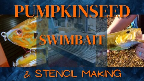 Pumpkin Seed Stencil and Lure Build - Plus Fishing