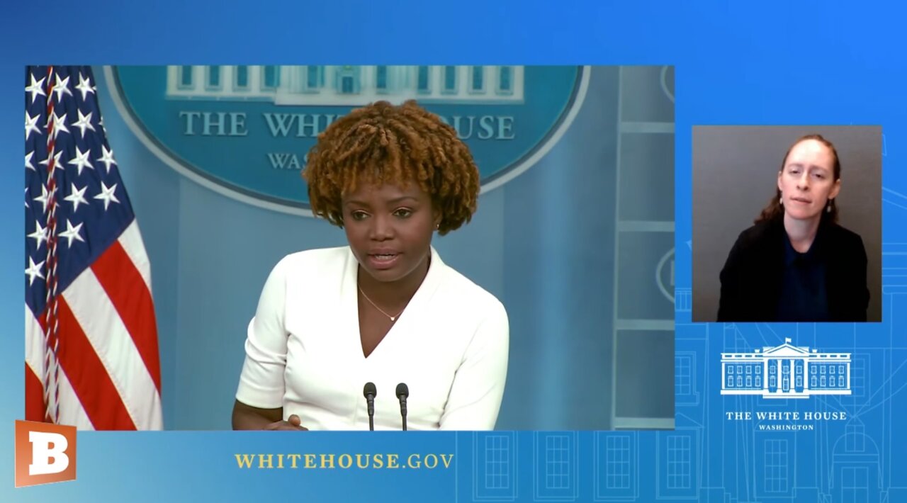 WH Press Secretary Karine Jean-Pierre speaking with reporters...