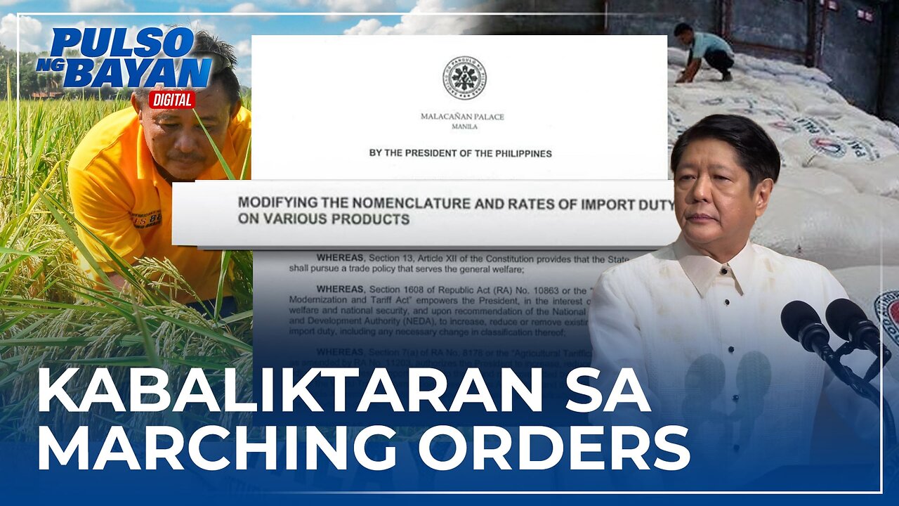 EO 62, kabaliktakaran sa marching orders ni BBM na palakasin ang sektor ng agrikultura