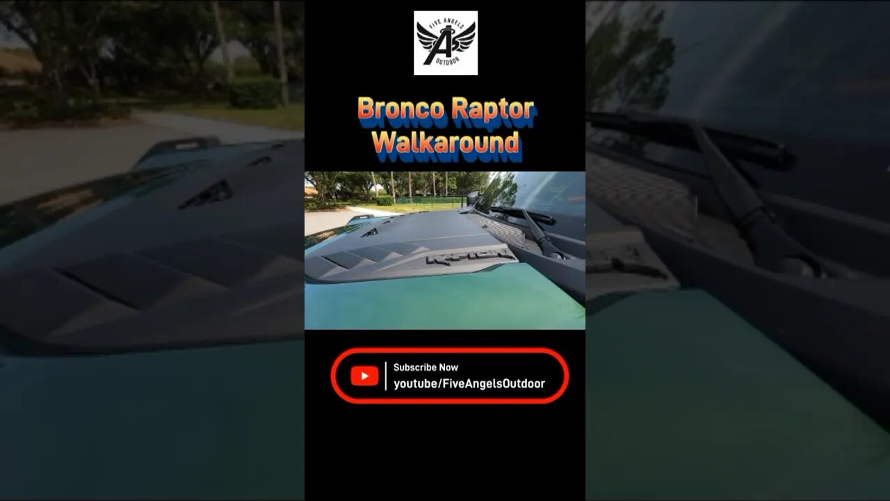 Ford Bronco Raptor Video Drop | Pre-Mod View | What a Monster! #shorts