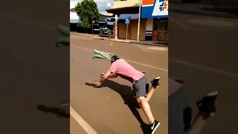 Skateboarder Faceplants! #MegaFails #Shorts