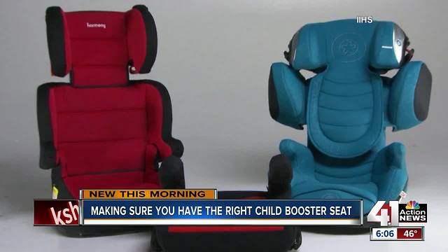 Institute releases new booster seat recommendations