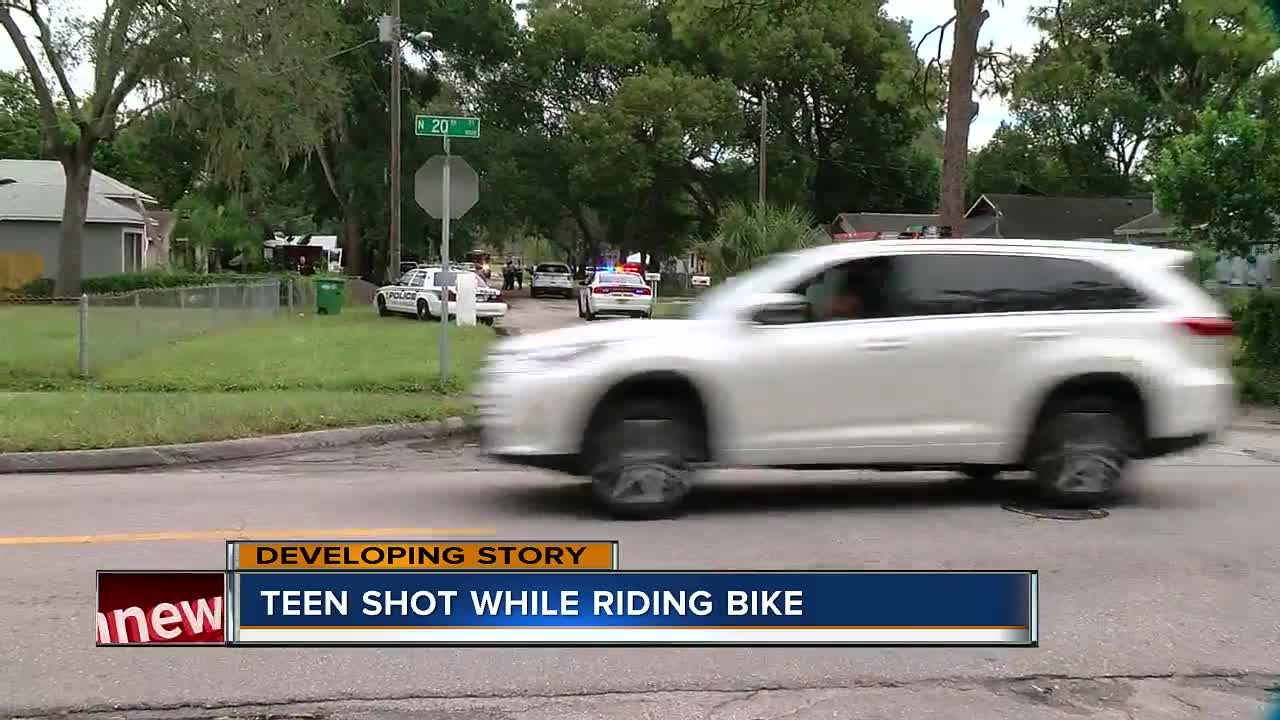 Teen injured in drive-by shooting