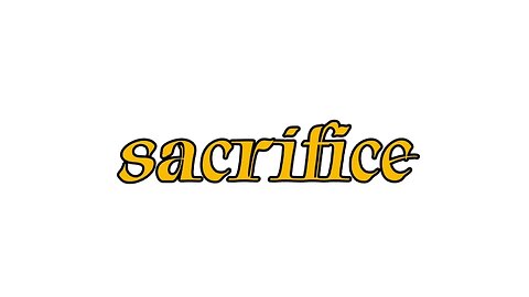 Contemplation: Sacrifice