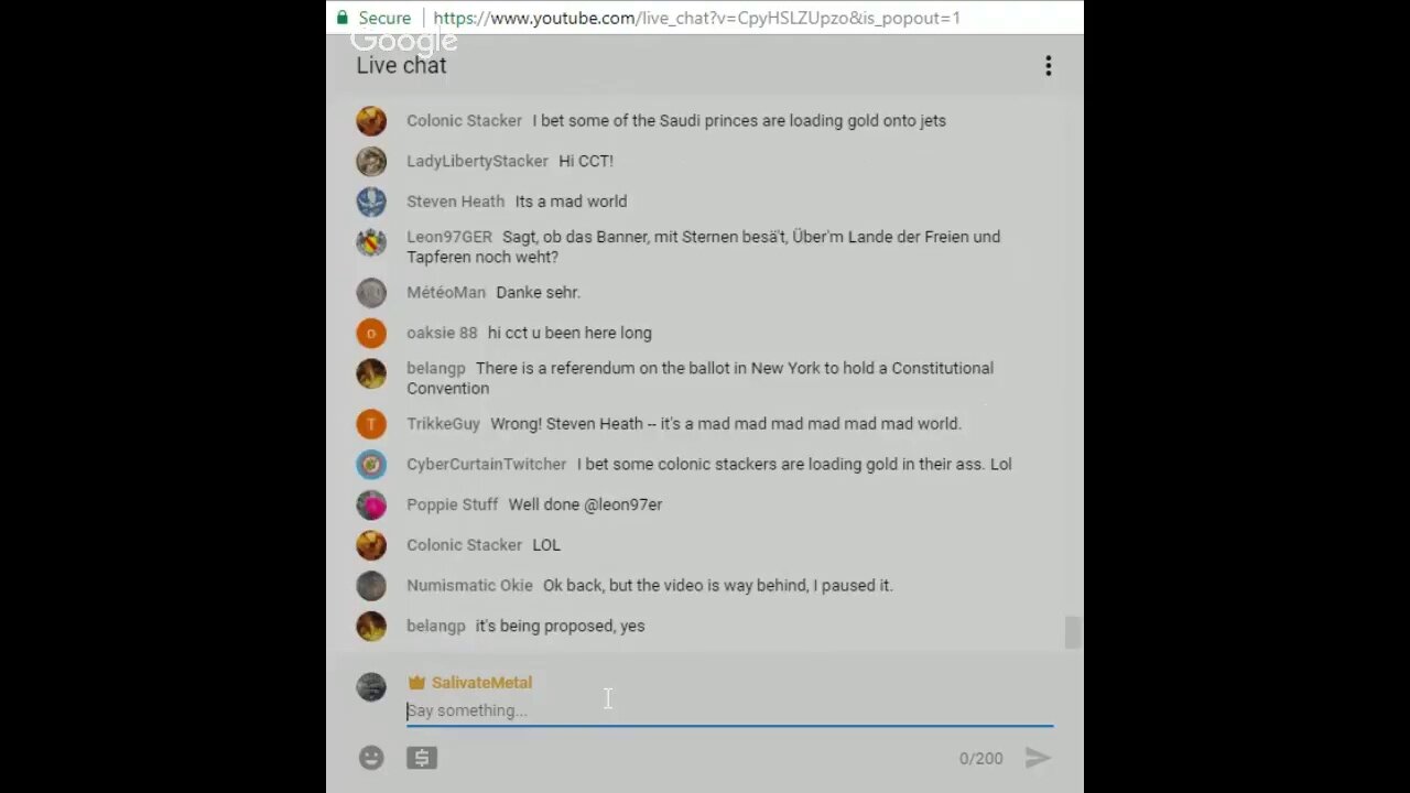 Tuesday Live Comment MADNESS!
