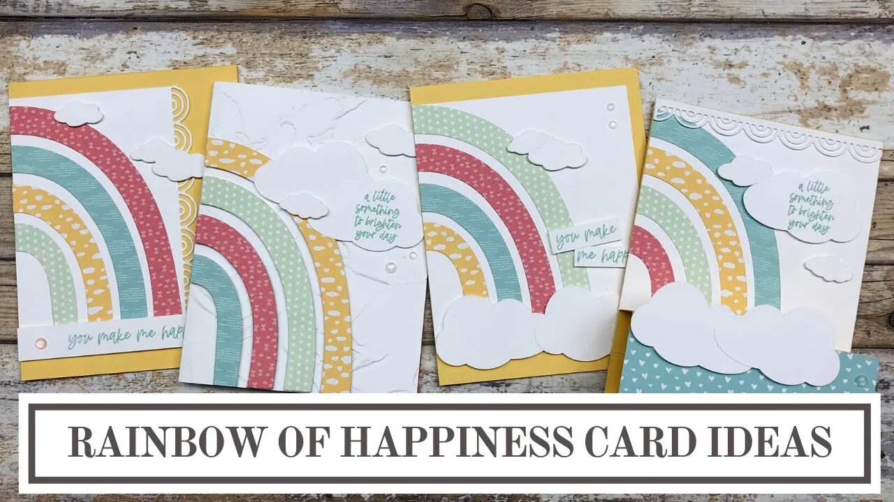 Rainbow of Happiness Card Ideas