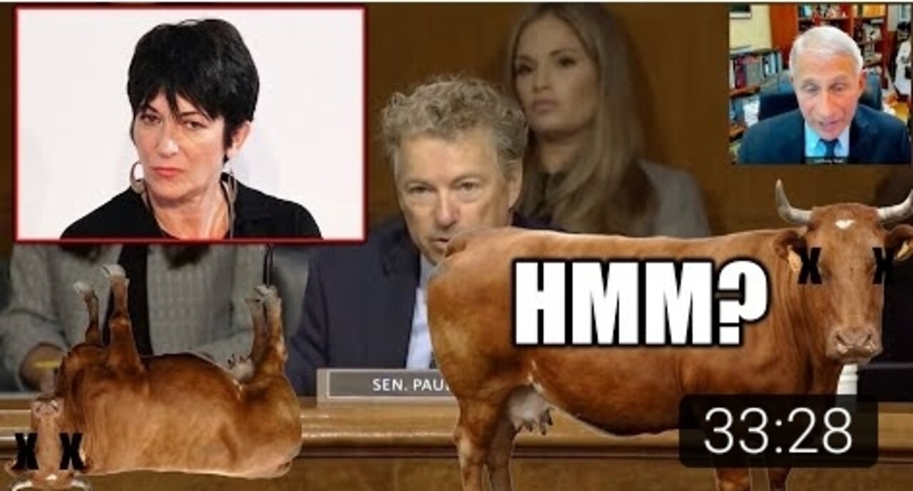 2,000 Cattle Drop Dead, Ghislaine Maxwell Says Cellmate Paid To Kill Her & Rand Paul Grills Fauci!