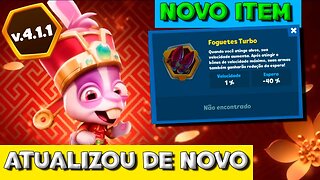 NOVO ITEM FOGUETES TURBO NOVA ATUALIZAÇÃO 4.1.1 | COMO ATUALIZAR O JOGO? YARA MELHORADA? ZOOBA