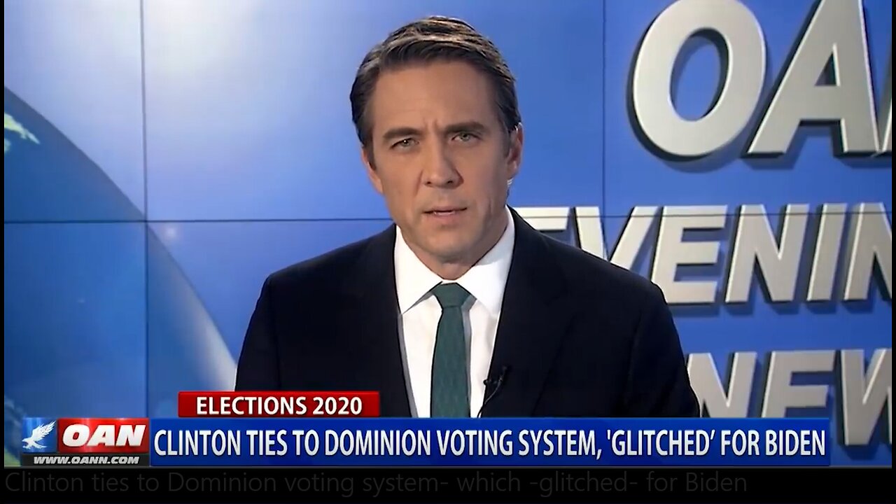 Clinton ties to Dominion voting system- which -glitched- for Biden November 2020