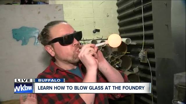 Take a glass blowing class in Buffalo!