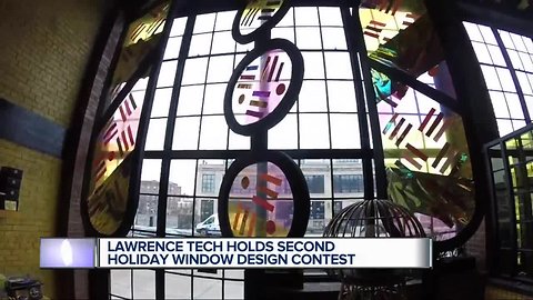 Lawrence Tech holds second holiday window design contest