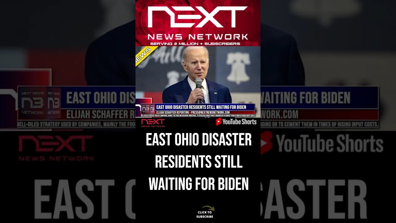 East Ohio Disaster Residents Still Waiting for Biden #shorts