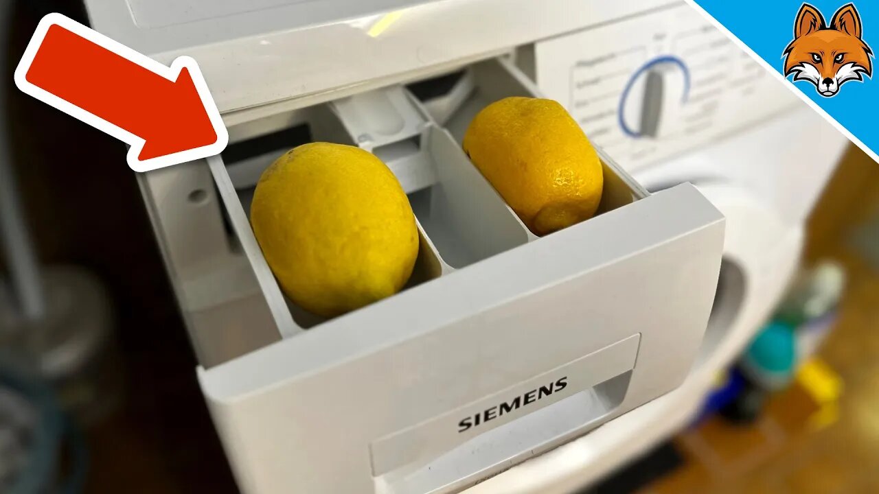 Put 2 Lemons in your Washing Machine and WATCH WHAT HAPPENS💥(Amazing)🤯