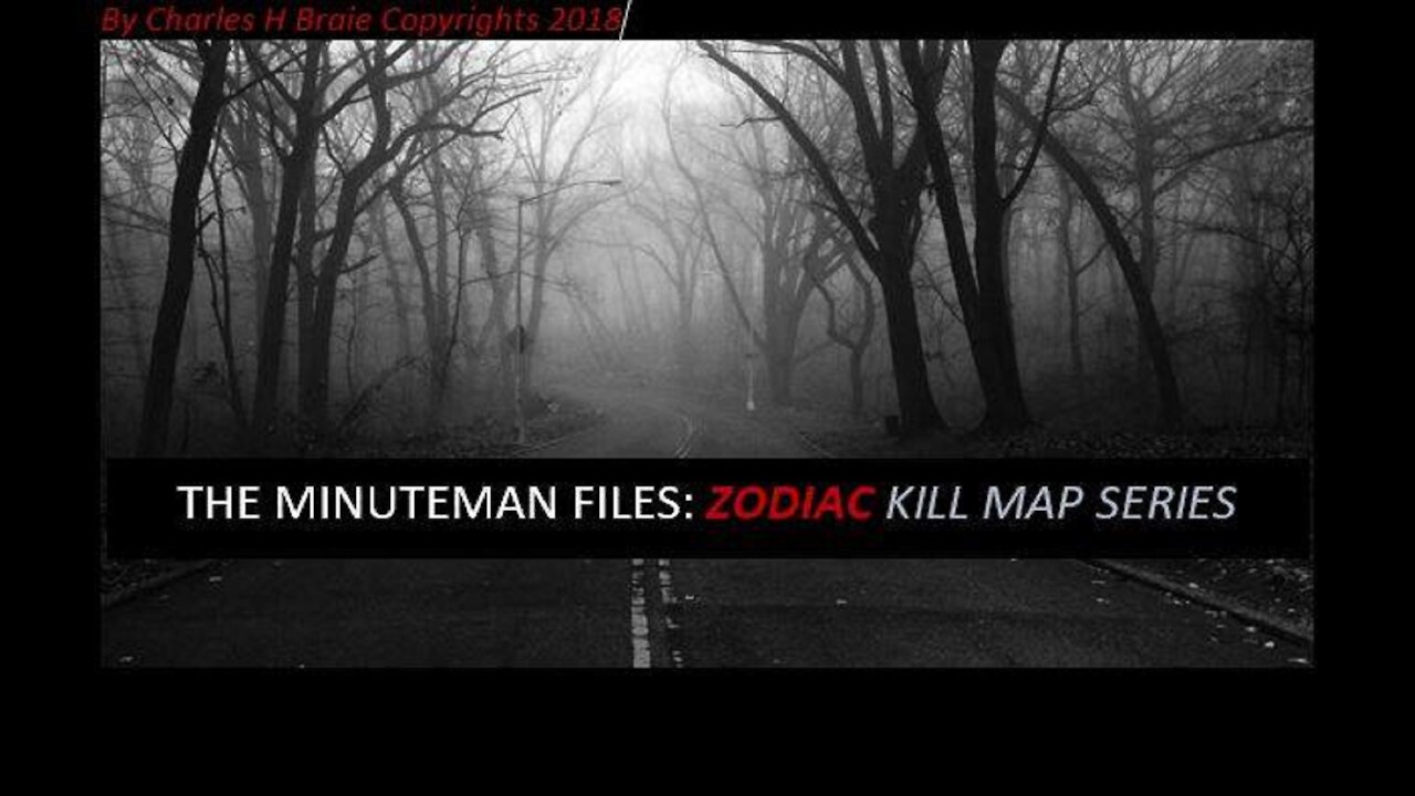 THE ZODIAC KILL MAP SERIES: Mr. Kane