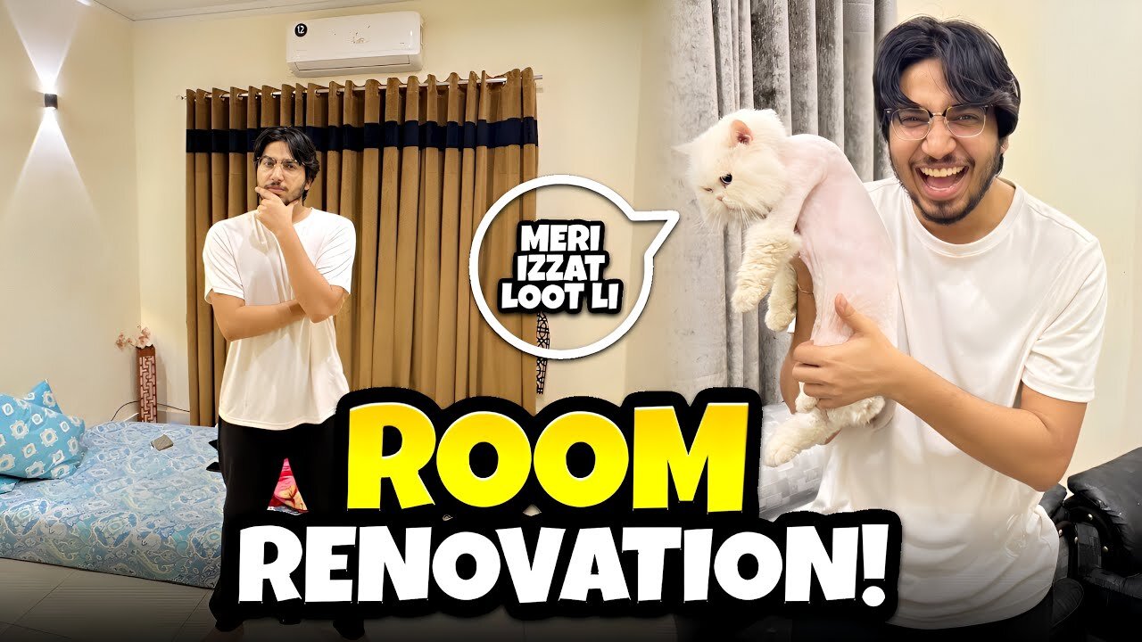 Room Ki Renovation Start Kar Di 😍 | Chintu Ko Nanga Kar Diya 😂