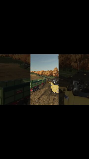 Harvesting Carpathian Countryside FS22 #shorts