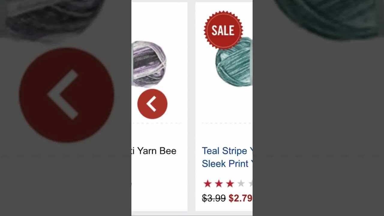 Hobby Lobby Yarn Bee Sift Sleek Print Yarn of the day.