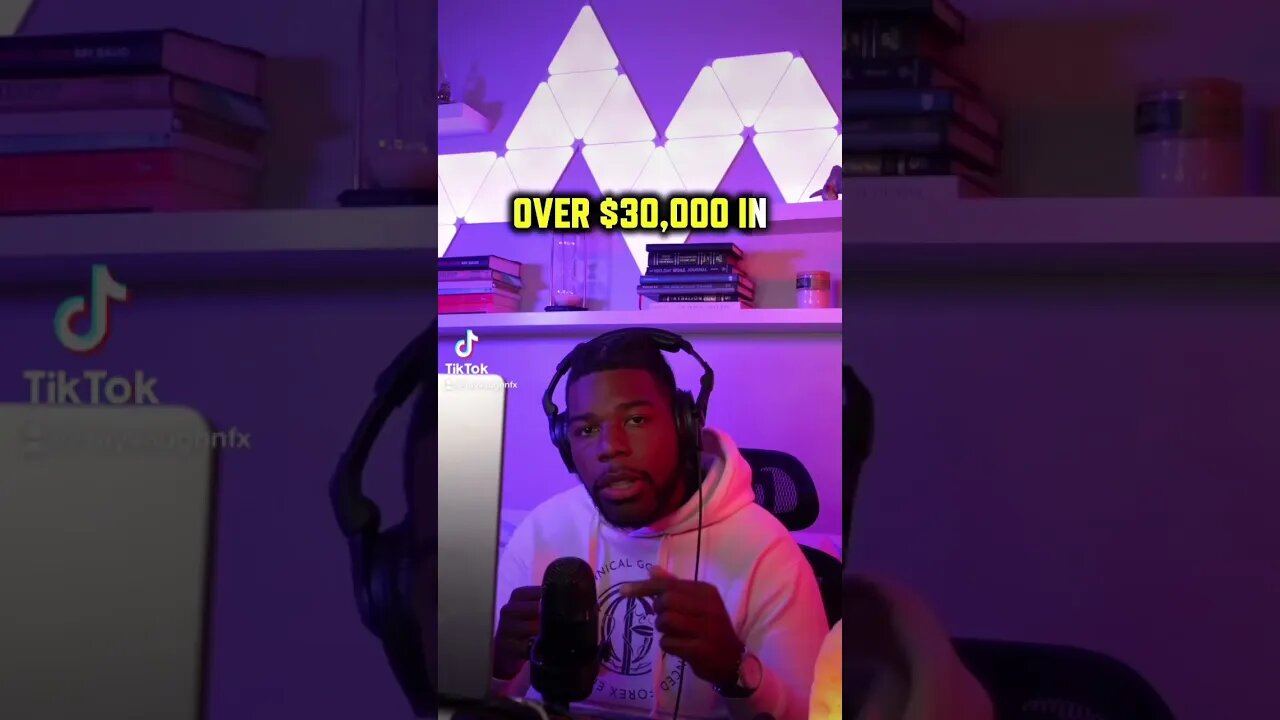 Student makes $30,000 in our live trade room