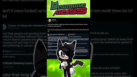 Sonic Twitter MAD at Bowblax for Reading Tweets @TwitterVS #shorts