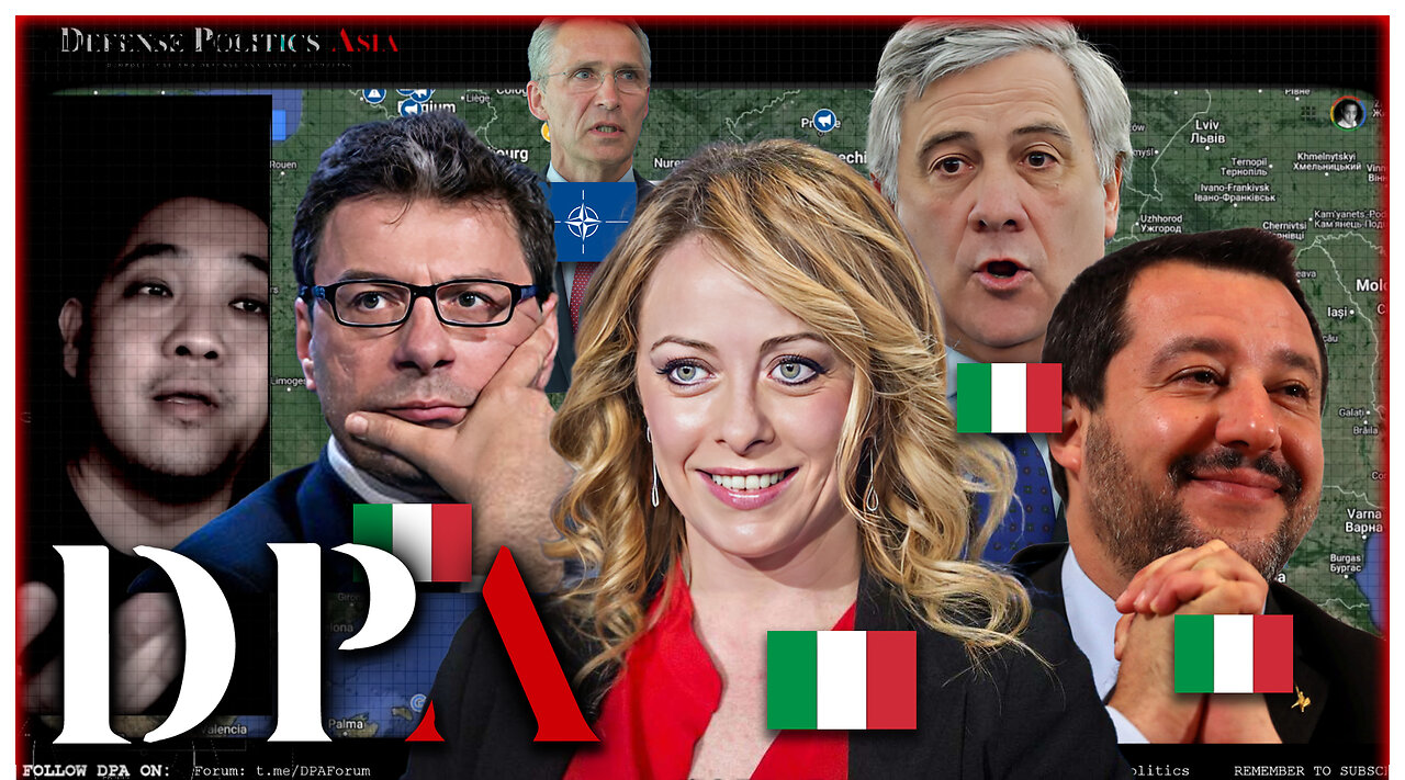 ITALY EXPLODES over IRRESPONSIBLE NATO statement; resume funding to Palestine; dying from crazy DEBT