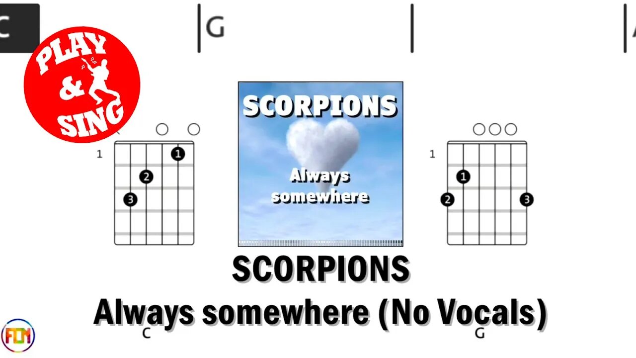 SCORPIONS Always somewhere FCN GUITAR CHORDS & LYRICS NO VOCALS