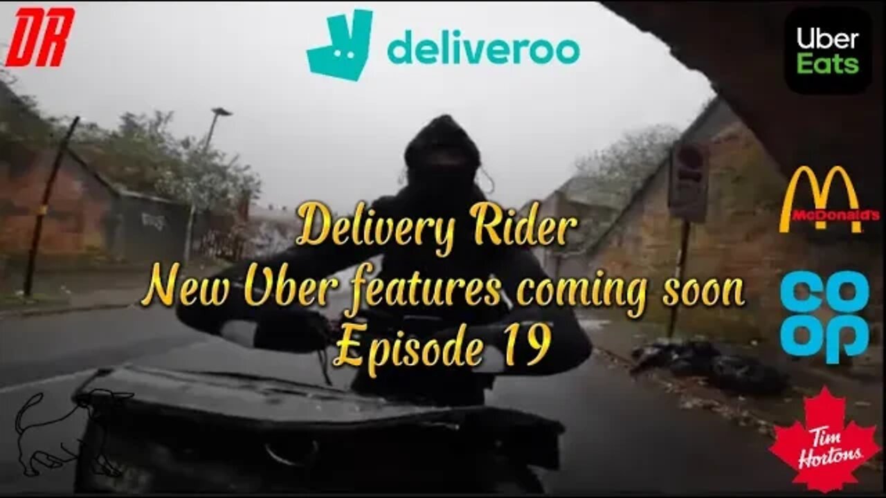 Snow Shift Working for Uber Eats & Deliveroo (NEW UBER FEATURES COMING SOON) S2E19
