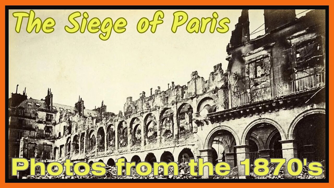 Tartaria Destroyed. The Siege of Paris - Photos from the 1870's