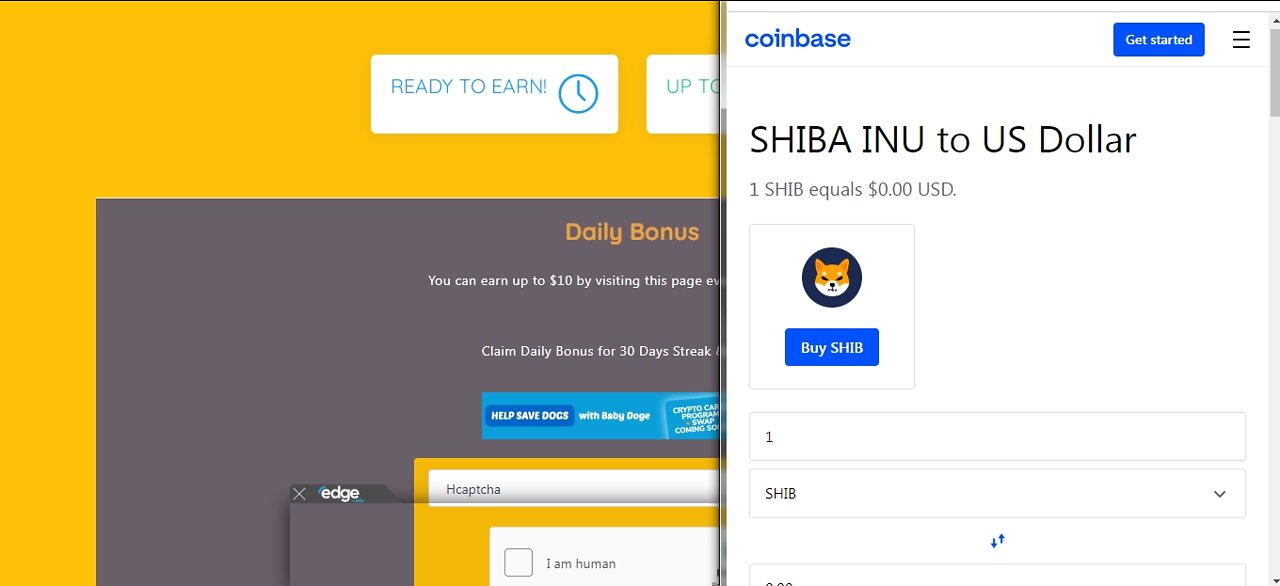 How To Earn Free SHIBA INU SHIB TOKENS Cryptocurrency At BTC Bunch Daily Withdraw Via Coinbase