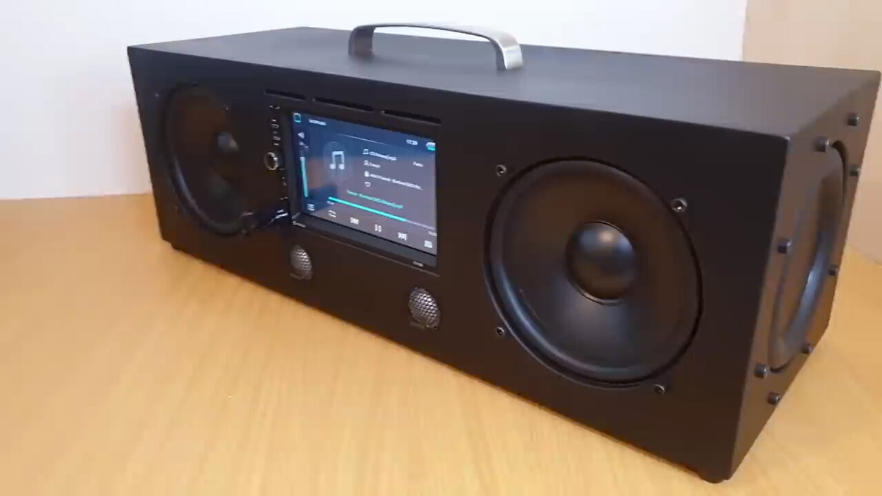 DIY Boom Box Player V2 | Home Made Android Multimedia Portable Player