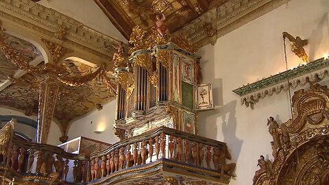 Matriz de Santo Antônio em Minas Gerais abriga órgão na cidade de Tiradentes