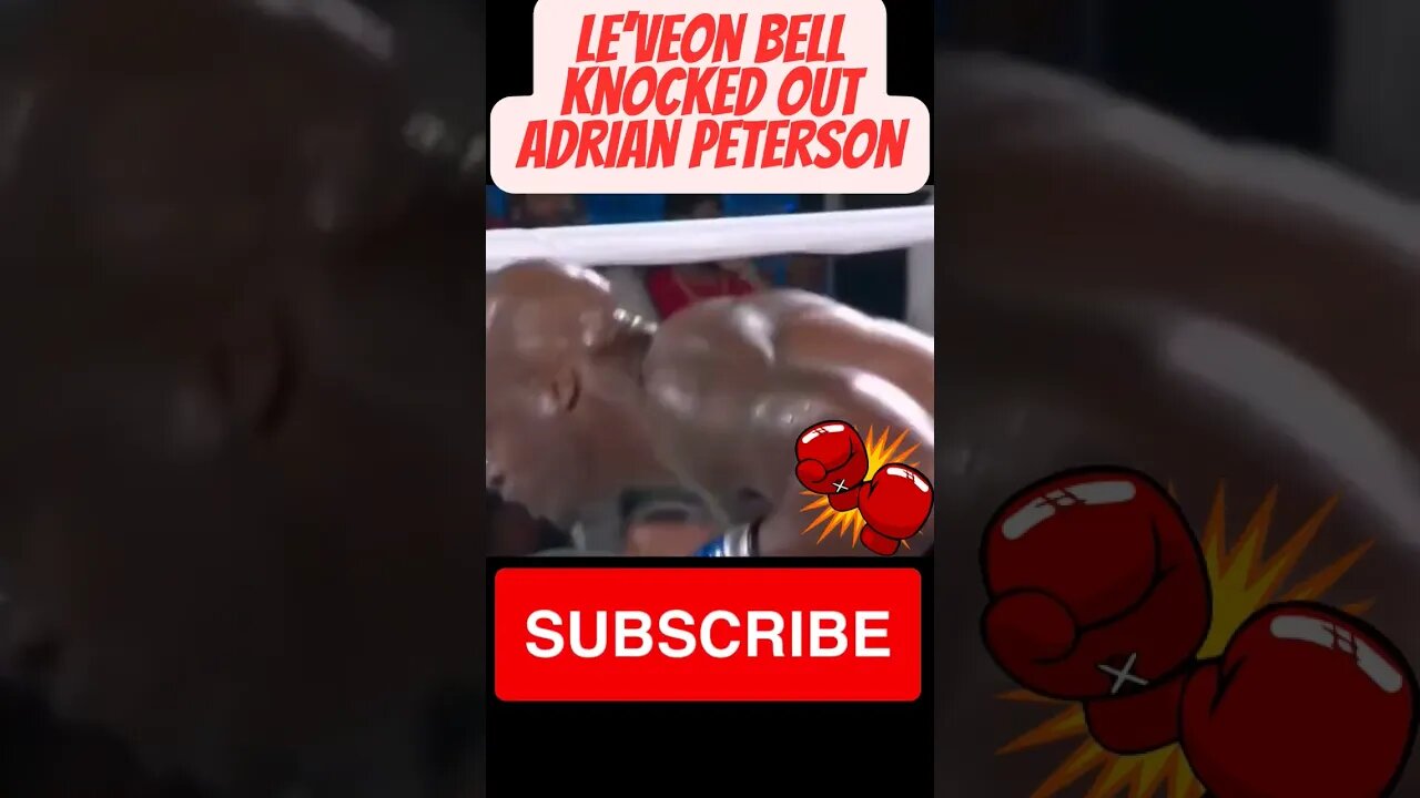 Le'veon Bell knocked out Adrian Peterson #shorts #nfl #leveonbell #adrianpeterson