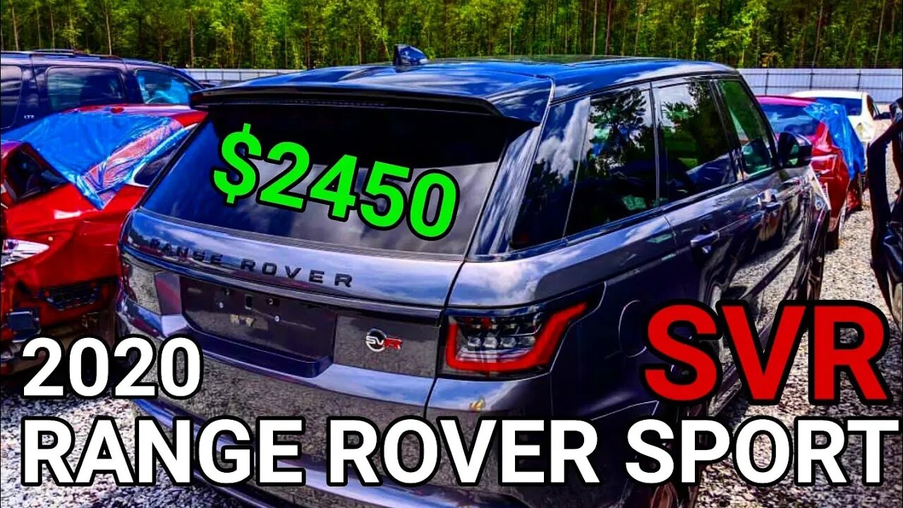 Range Rover SVR, Charger 392, Copart Walk Around