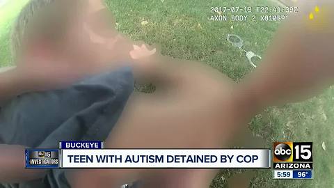 Teen with autism detained by Buckeye cop