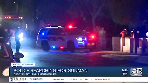 Police looking for suspect after shooting near 27th Avenue and McDowell Road