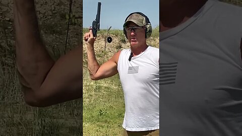 Gentlemans shot with a Schofield .45 long colt. #shorts