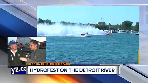 Hyrdofest happening all weekend long on the Detroit River