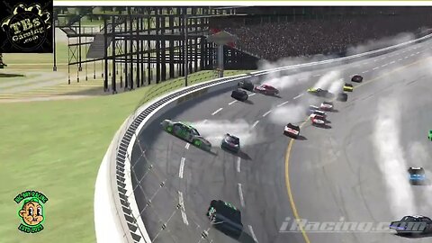Huge accident view 2 #iracing