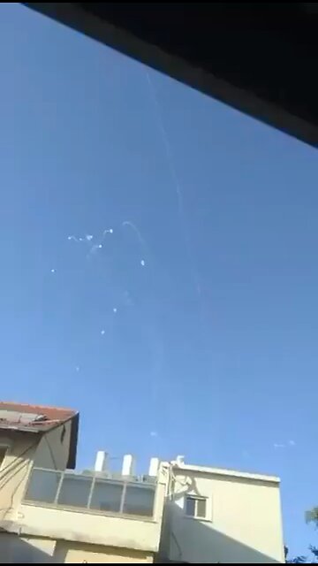 Hezbollah Rockets hitting