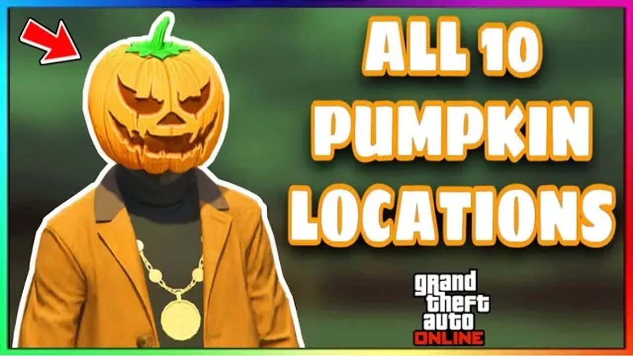 All 10 Jack o' Lantern Locations (Unlock Horror Pumpkin Mask) (GTA Online)