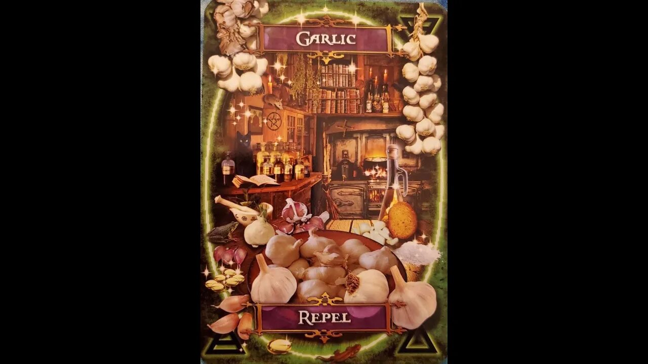 #20 Witches' Kitchen Oracle Cards Garlic