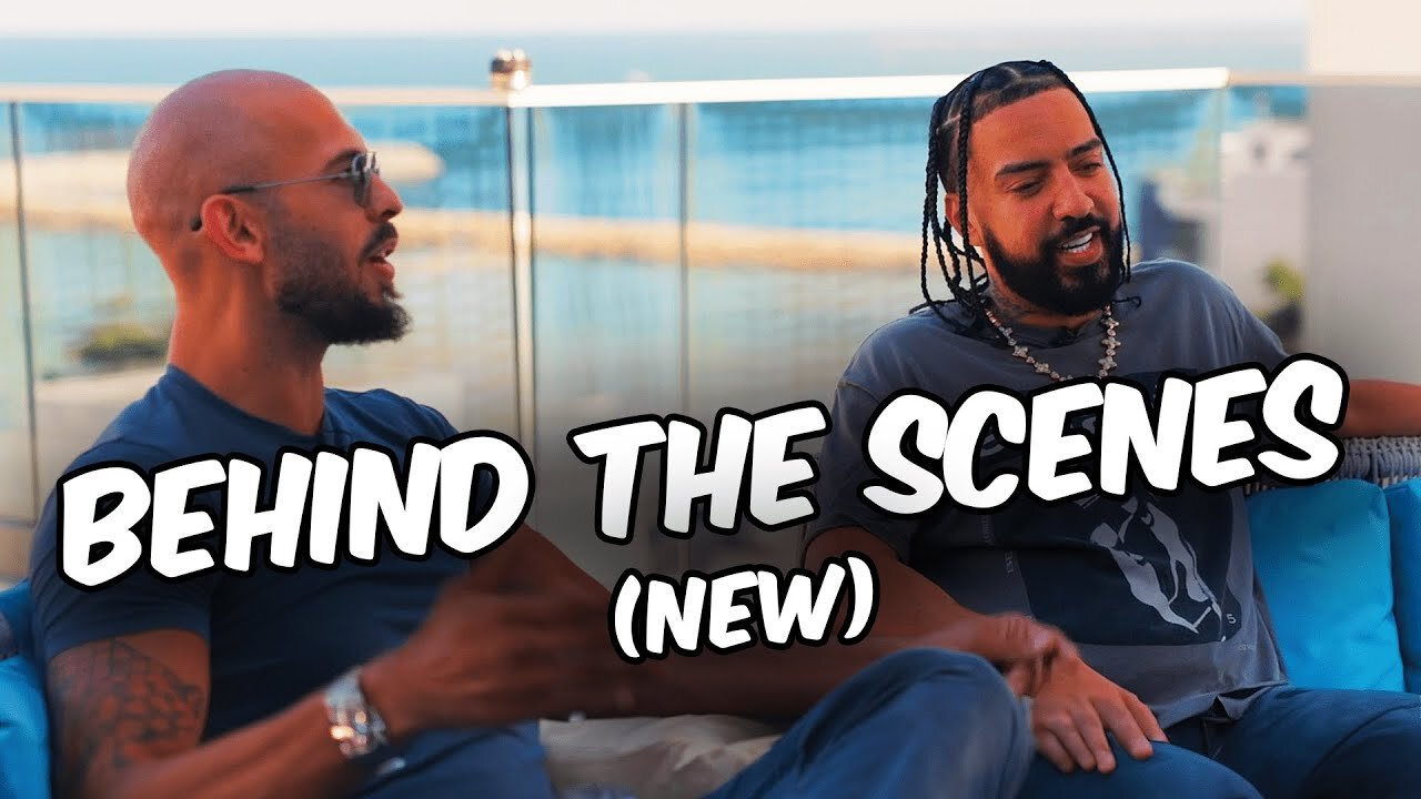 🔥🔥 Andrew Tate Behind The Scenes With French Montana (CRAZY) 💥🎵