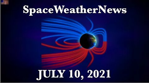 Earth Rotation Speed, Sunspots, Coronal Hole, X-Rays | S0 News July.10.2021
