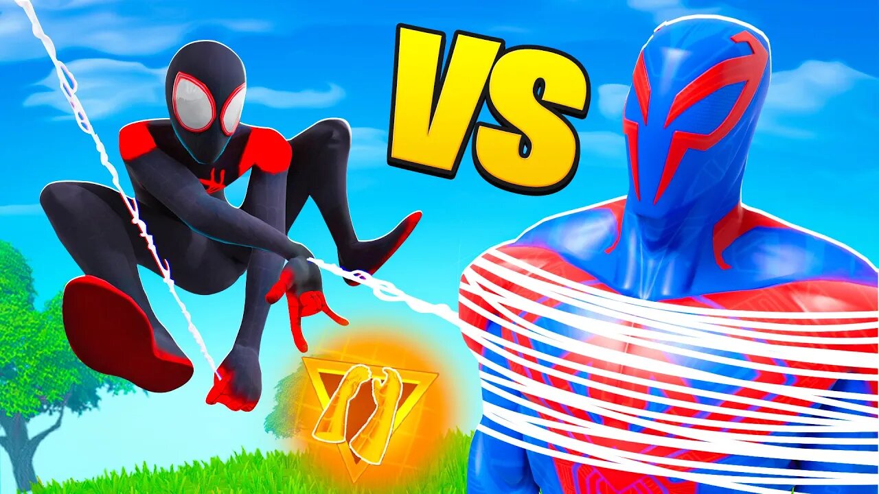 MILES MORALES VS SPIDERMAN 2099! (Fortnite)