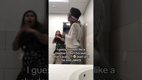 Seen a dark figure and started screaming