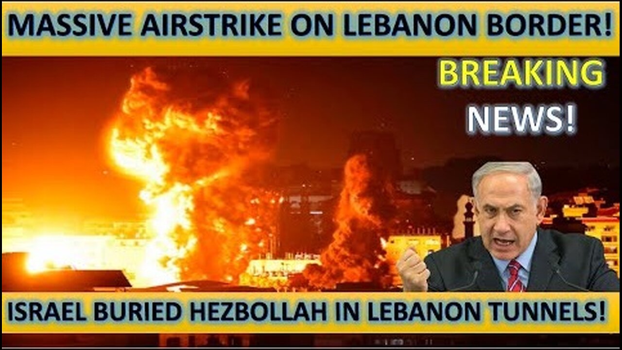 It's Finally Happened! Israel Air Forces FOUND and DESTROYED Hezbollah tunnels on Lebanese border!