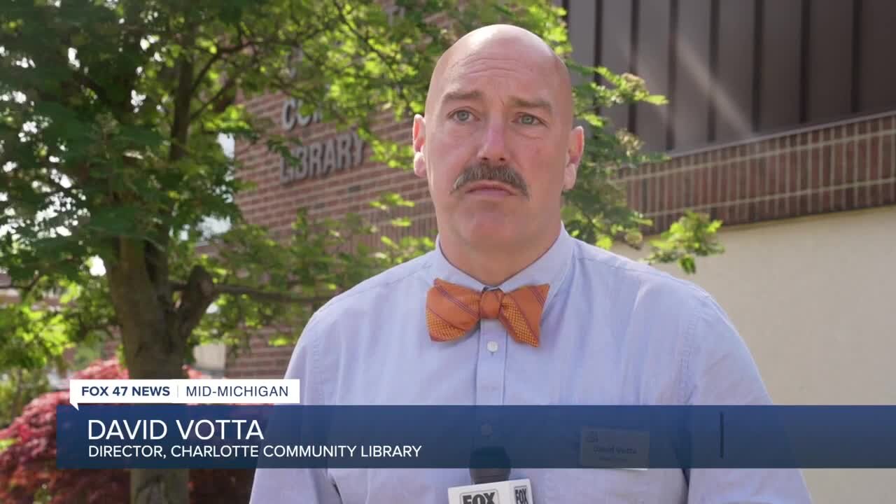 David Votta, director of the Charlotte Community Library.