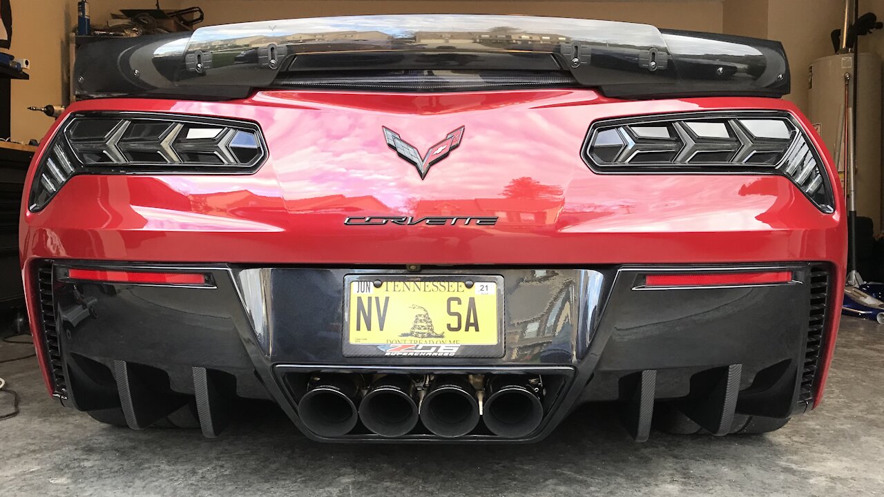 C7 Corvette Z06 Diffuser Fin Install