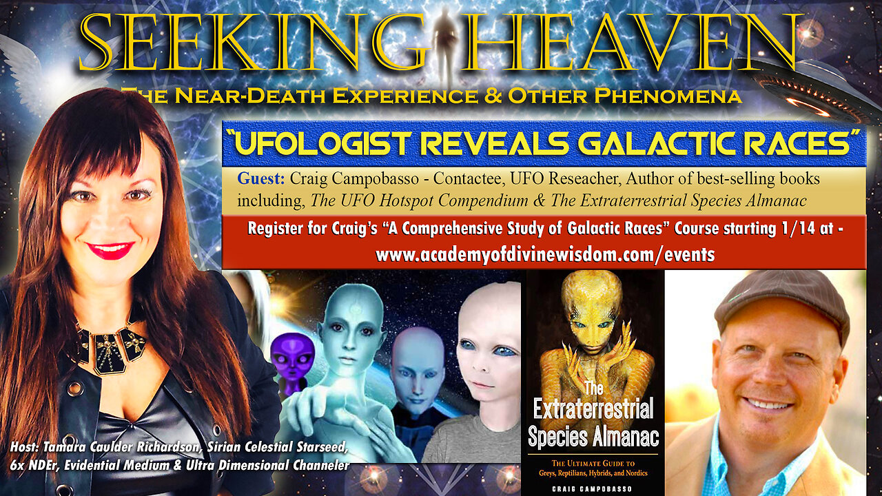 Ufologist Reveals Galactic Races! – Craig Campobasso, UFO Researcher, Author